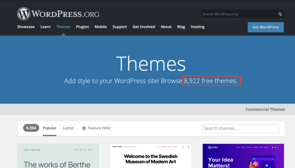 Kostenlose WordPress Themes