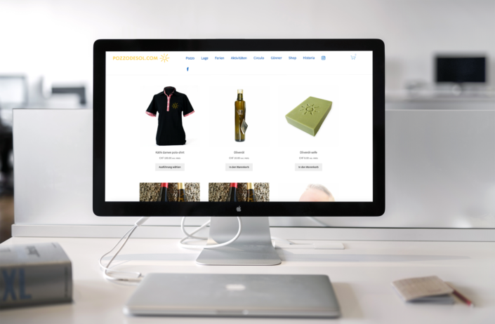 Pozzo Online Shop erstellt von KMU Digitalisierung