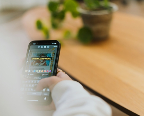 content-sharing auf dem Smartphone