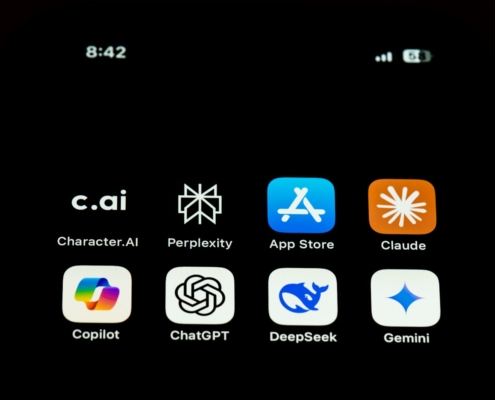A close up of a cell phone with icons on it