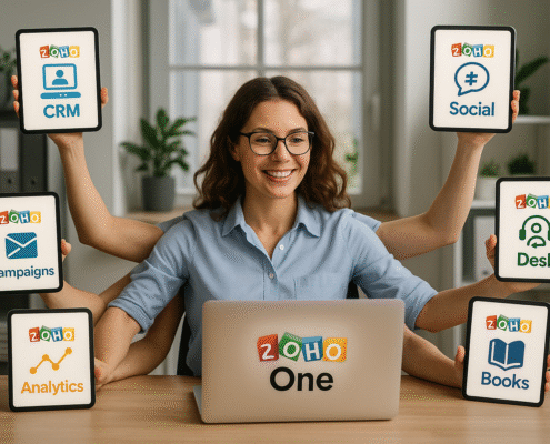 Zoho One Komplettlösung: Wie Schweizer KMU alle Geschäftsbereiche effizient in einer Plattform vereinen und digitalisieren.