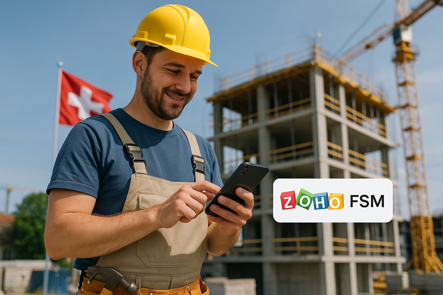 Aussendienstsoftware und Handwerkersoftware wie Zoho FSM erleichtern die Büroarbeit und steigern die Effizienz im Handwerk und Aussendienst.