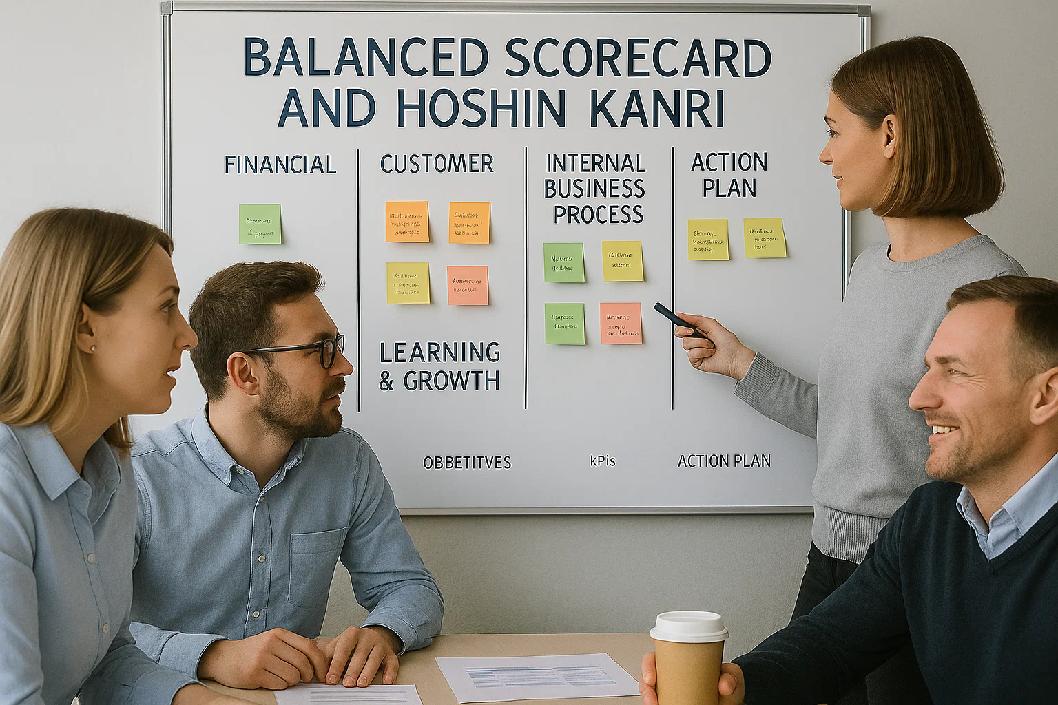 Hoshin Kanri und die Balanced Scorecard warum diese zwei Verbündete helfen das Unternehmen erfolgreich auszurichten.